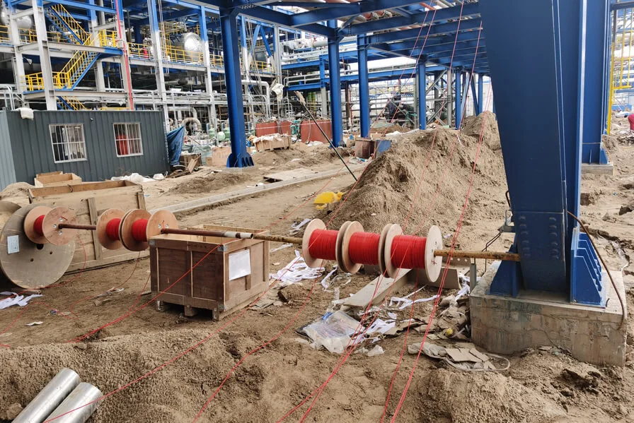 산동 Shouguang Luqing Petrochemical Co., Ltd. 의 1.2 만 T/Y 경탄소 단위 및 외부 파이프 갤러리